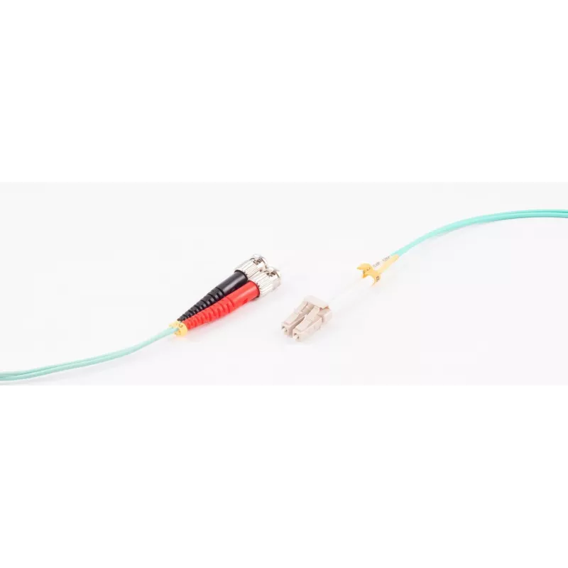 shiverpeaks BS77945/3 cabo de rede de fibra ótica 5 m LC ST OM3 aqua