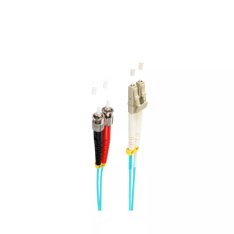 shiverpeaks BS77945/3 cabo de rede de fibra ótica 5 m LC ST OM3 aqua