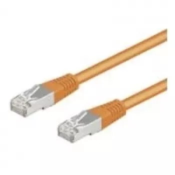 Wentronic 93460 Cabo de rede Cat5e F/UTP, ficha RJ45 macho a ficha RJ45 macho, 0,5 m, cinzento EAN:4040849934605