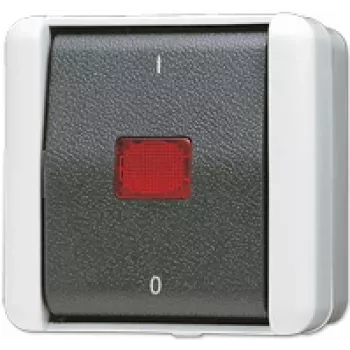 Jung 803KOW Interruptor de 3 polos preto
