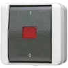 Jung 803KOW Interruptor de 3 polos preto