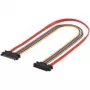 Wentronic Goobay Extensão de alimentação interna para PC 0,3 m Molex ficha macho 4 pinos para fêmea 93945