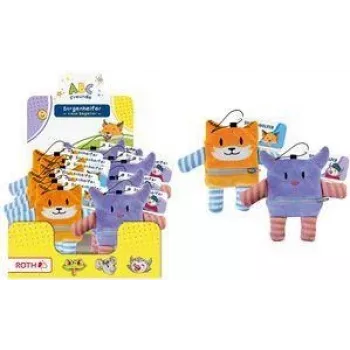 ROTH Peluche Sorgenhelfer ABC Friends com bolsa de barriga com fecho de correr, motivo sortido, 1 unid. 679519