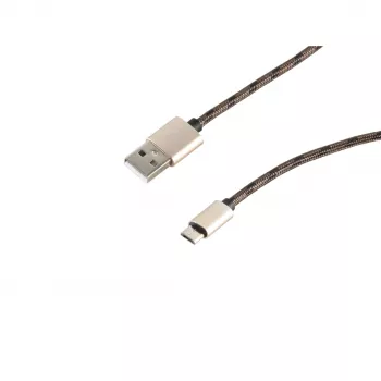 SHIVERPEAKS S-Conn 14-50082 Cabo USB 2.0, USB-A para Micro-USB B, 2 m, castanho