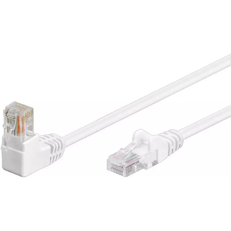 Wentronic 94165 Cabo de rede Cat5e U/UTP RJ-45 com conectores banhados a ouro