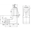 Wentronic Goobay Cabo de rede CAT 5e, 1x 90° angular, F/UTP, branco, 5 m, CCA alumínio revestido a cobre, 1x RJ45 90° (8P8C) 94182