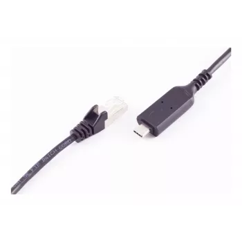 SHIVERPEAKS Cabo adaptador USB-C para RJ45 Gigabit Ethernet 1m preto BS13-51025