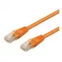 Wentronic Goobay Cabo de rede CAT 5e U/UTP laranja 0,25m CCA 95201