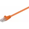 Wentronic Goobay Cabo de rede CAT 5e U/UTP laranja 0,25m CCA 95201