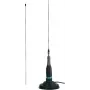 Antena CB móvel com base magnética Midland Albrecht ML 145, 145 cm, 5/8 λ, 26-28 MHz, PL-259, 4 m RG-58 6305