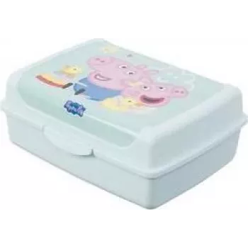 Lancheira keeeper carla midi Peppa Pig, 1,0 L, caixa Deco-Click água-marinha 1070562433600