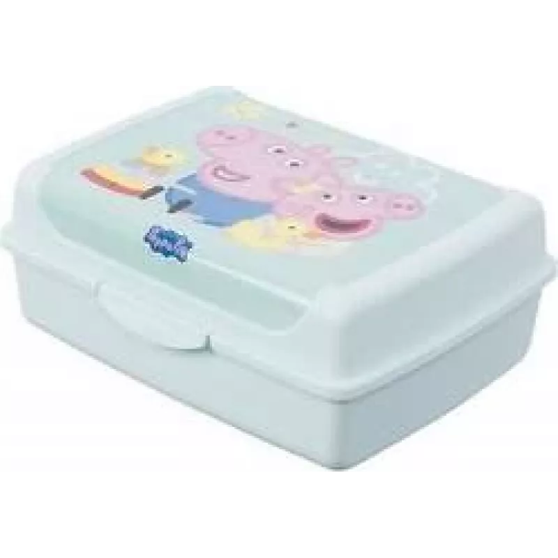 Lancheira keeeper carla midi Peppa Pig, 1,0 L, caixa Deco-Click água-marinha 1070562433600