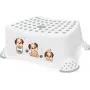 Banco de degrau para crianças keeeper Tomek Dogs, branco, carga 80 kg, superfície e pés antiderrapantes 1864210034400