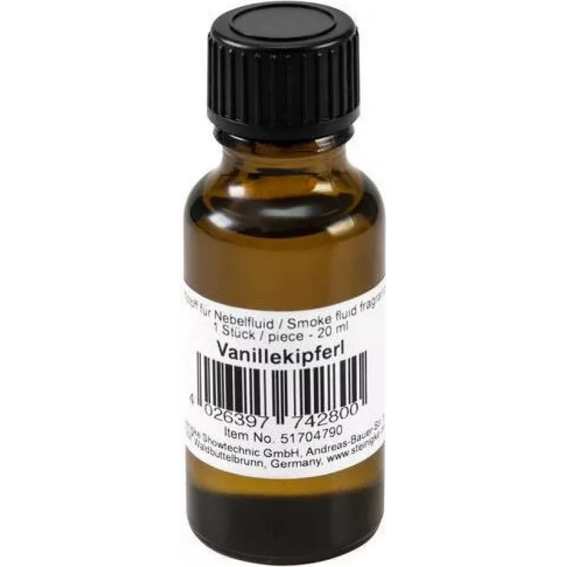 Concentrado aromático para fluido de névoa EUROLITE 20ml Vanillekipferl – aditivo aromático para máquinas de névoa