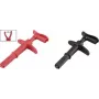 VOLTCRAFT pinça de crocodilo com ficha de 4 mm CAT III 1000 V, CAT IV 600 V preto/vermelho MSK-116 (VC-8371750)