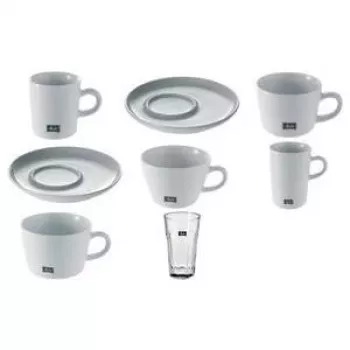 Melitta copos Latte Macchiato M-Cups, 330 ml, cristal de chumbo, 130 mm de altura - 12 unidades (18990)