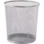 Westcott cesto de lixo de rede metálica, 12,3 L, prateado, redondo, 230 x 270 mm E-744607 00