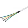 Wentronic Goobay cabo de antena coaxial Quattro 80 dB com fichas F, 2x blindado, CCS, 10 m 67330