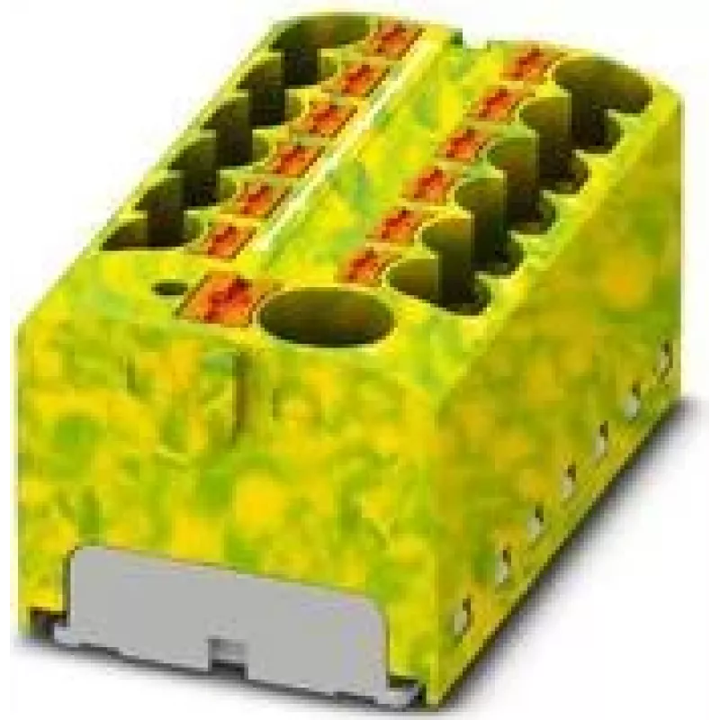 Phoenix Contact PTFIX 10/12X4-GNYE bloco de distribuição, push-in, 10 mm², verde/amarelo 1153438