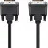 Wentronic goobay cabo DVI-D Dual Link 0,5m preto com parafusos serrilhados 93295