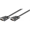 Wentronic goobay cabo DVI-D Dual Link 0,5m preto com parafusos serrilhados 93295