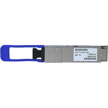 BlueOptics BO25KIC602D transceptor QSFP, LC-Duplex, 40GBASE-LX4, multimodo OM4 160m, monomodo 2km, 4xWDM, 0°C/+70°C, DDM, compatível com Huawei 02311HNP 02311HNP-BO