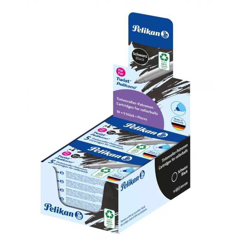 Pelikan eco Recarga de esferográfica para Pelikano/Twist, azul, 65% plástico reciclado, 1 unid. 300010005