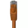 Wentronic Goobay Cabo de rede plano CAT 6, U/UTP, castanho-claro, 20 m - material em cobre (95885)
