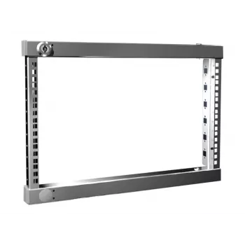Rittal VX IT Bastidor oscilante 6U 19 polegadas zincado 8619510