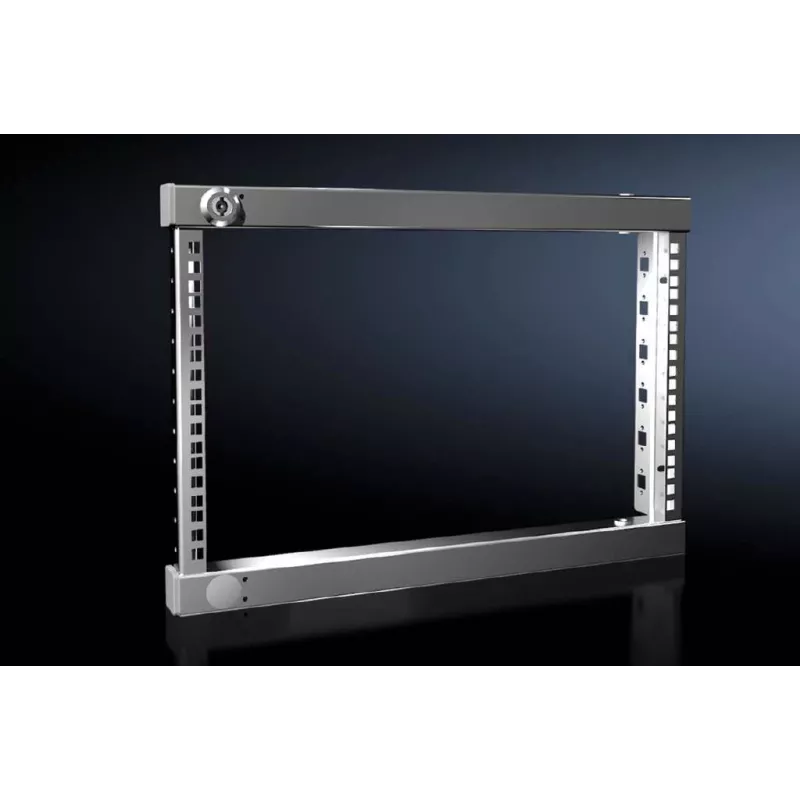 Rittal VX IT Bastidor oscilante 6U 19 polegadas zincado 8619510