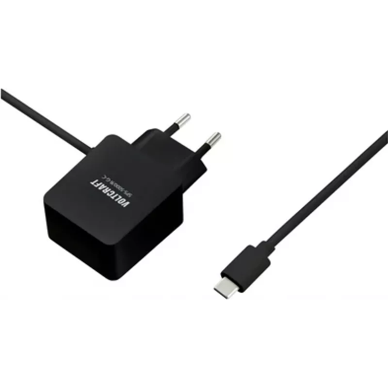 VOLTCRAFT VC-15304175 Fonte de alimentação com ficha e tensão selecionável 5,1/9/12/15 V DC, 5 A, 27 W, compatível com Raspberry Pi