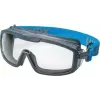 uvex i-guard+ óculos de proteção full vision, lente transparente, armação antracite/azul 9143267