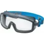 uvex i-guard+ óculos de proteção full vision, lente transparente, armação antracite/azul 9143267