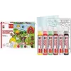 Marabu KiDS Window Color conjunto Farm, 6 x 25 ml tinta de janela removível, base de água, removível, 1 conjunto (0306000000006)