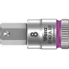 Wera 05003339001 Zyklop chave de caixa sextavada 3/8 polegadas 8x28 mm com função de retenção