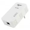 ALLNET ALL1681203-CH Powerline 1200 Mbps Gigabit PoE+ bridge com tomada integrada