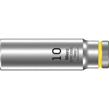 Wera 05004507001 Zyklop 1/4 polegadas encaixe 10 mm chave de caixa