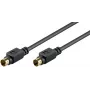 Goobay AVK 157 cabo S-Video 1m ficha a ficha preto 50057