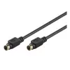 Goobay AVK 157 cabo S-Video 1m ficha a ficha preto 50057
