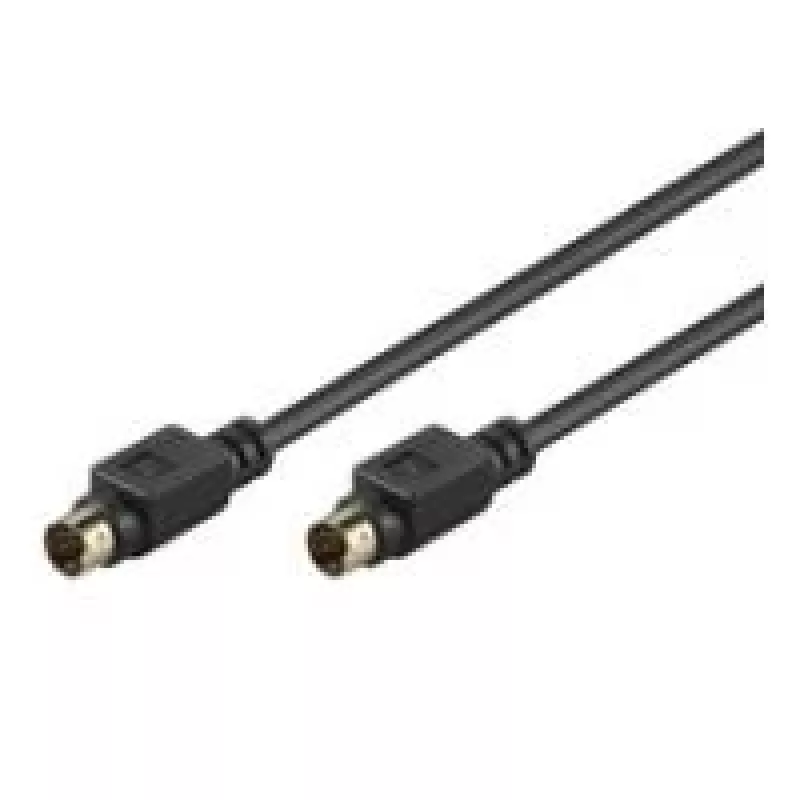 Goobay AVK 157 cabo S-Video 1m ficha a ficha preto 50057