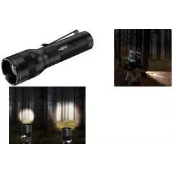 ANSMANN Adventure TA500BF lanterna LED, preto com clipe de cinto, 470 lúmenes, focável, IPX4 1600-0762