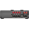 Wentronic Goobay comutador de colunas, preto - liga até 2 pares de colunas (60928)