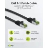 Wentronic Goobay cabo de patch CAT 8.1 S/FTP (PiMF), cinzento, 0,5 m 61114