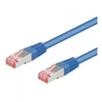 Cabo de rede CAT 6 Wentronic Goobay, S/FTP (PiMF), azul, 30 m, LSZH sem halogéneos, cobre 68275