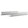 SCHROFF 23130084 kit de montagem em rack 19 polegadas - aço, zincado, 2 suportes, 4 parafusos M4x10, 4 porcas M4, 4 anilhas, 4 anilhas de plástico