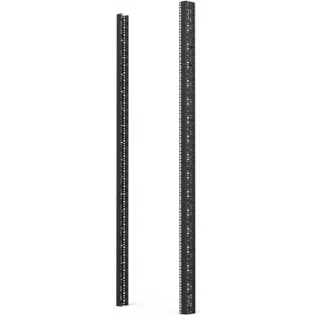 Schroff 23130-014 calha de montagem vertical, 38U, 1800 mm, aço, preto