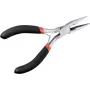 Wentronic alicate de bico chato 125 mm com mandíbulas dentadas (25 mm)