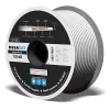 Megasat cabo coaxial 100 m, blindagem de quatro camadas, 120 dB, 75 Ohm, tipo F Ready 100066