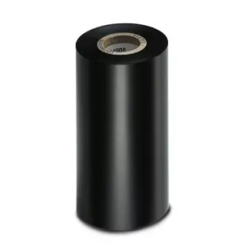 Phoenix Contact 5145384 fita de transferência térmica, 110 mm x 300 m, preto, cera/resina, núcleo de 1 polegada