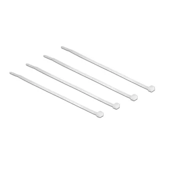 Delock abraçadeiras transparentes L 200 x L 3,6 mm 100 unid. (18606)